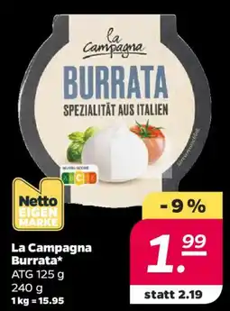 NETTO La Campagna Burrata Angebot