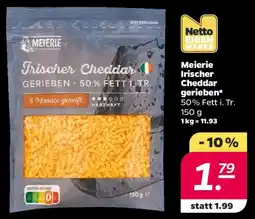 NETTO Meierie Irischer Cheddar gerieben Angebot
