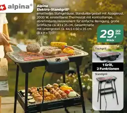 NETTO Alpina Elektro-Standgrill Angebot