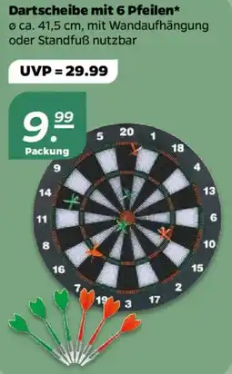 NETTO Dartscheibe mit 6 Pfeilen Angebot