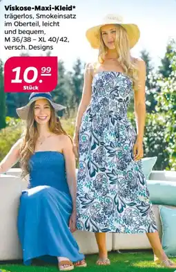 NETTO Viskose-Maxi-Kleid Angebot