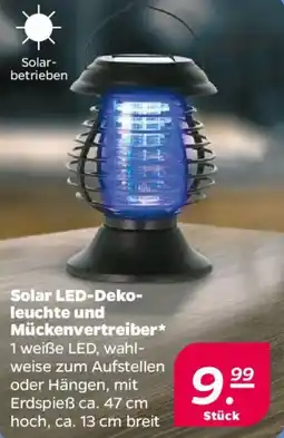 NETTO Solar LED-Deko- leuchte und Mückenvertreiber Angebot