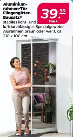 NETTO Aluminiumrahmen-Tür Fliegengitter Bausatz Angebot