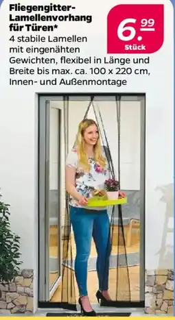 NETTO Fliegengitter Lamellenvorhang für Türen Angebot