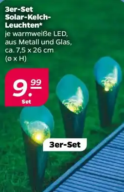 NETTO 3er-Set Solar-Kelch Leuchten Angebot