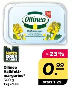 NETTO Ollineo Halbfettmargarine Angebot