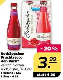 NETTO Rotkäppchen Fruchtsecco 4er-Pack Angebot
