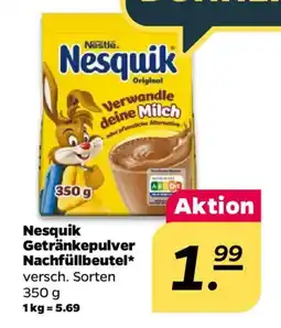 NETTO Nesquik Getränkepulver Nachfüllbeutel Angebot