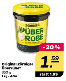 NETTO Original Zörbiger Überrübe Angebot