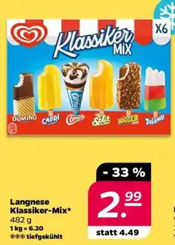 NETTO Langnese Klassiker-Mix Angebot