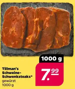 NETTO Tillman's Schweine Schwenksteaks Angebot