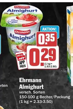 HIT Ehrmann Almighurt Angebot