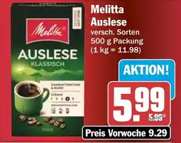 HIT Melitta Auslese Angebot