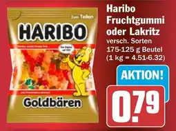 HIT Haribo Fruchtgummi oder Lakritz Angebot