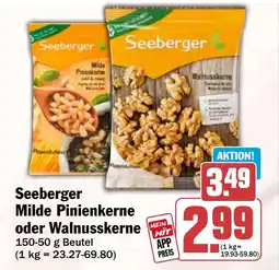 HIT Seeberger Milde Pinienkerne oder Walnusskerne Angebot