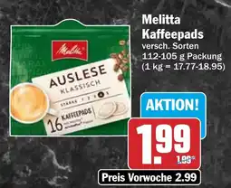 HIT Melitta Kaffeepads Angebot