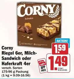 HIT Corny Riegel 6er, Milch- Sandwich oder Haferkraft 4er Angebot