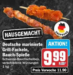 HIT Deutsche marinierte Grill-Fackeln, Bauch-Spieße Angebot
