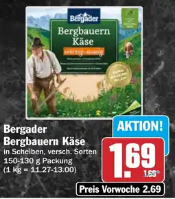 HIT Bergader Bergbauern Käse Angebot