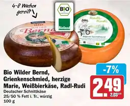 HIT Bio Wilder Bernd, Grienkenschmied, herzige Marie, Weißbierkäse, Radl-Rudi Angebot