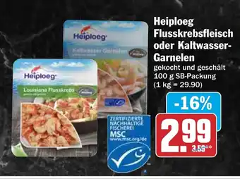 HIT Heiploeg Flusskrebsfleisch oder Kaltwasser Garnelen Angebot