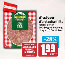 HIT Wiesbauer Wurstaufschnitt Angebot