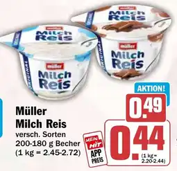 HIT Müller Milch Reis Angebot