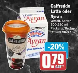 HIT Caffreddo Latte oder Ayran Angebot
