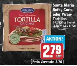 HIT Santa Maria Soft-, Corn oder Wrap Tortillas Angebot