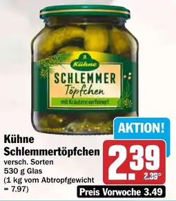 HIT Kühne Schlemmertöpfchen Angebot