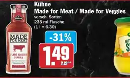 HIT Kühne Made for Meat / Made for Veggies Angebot