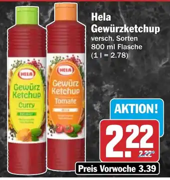 HIT Hela Gewürzketchup Angebot
