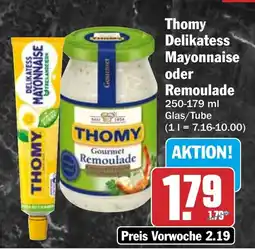 HIT Thomy delikatess mayonnaise oder remoulade Angebot