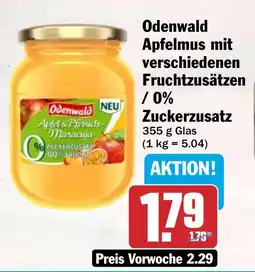 HIT Odenwald Apfelmus mit verschiedenen Fruchtzusätzen / 0% Zuckerzusatz Angebot