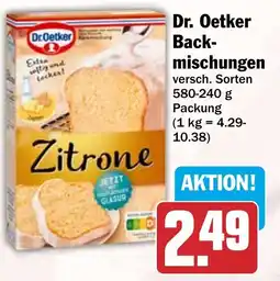 HIT Dr. Oetker Backmischungen Angebot