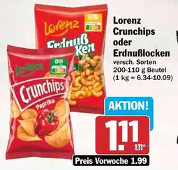 HIT Lorenz Crunchips oder Erdnuẞlocken Angebot