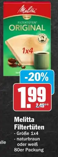 HIT Melitta Filtertüten Angebot