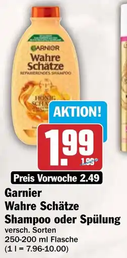 HIT Garnier Wahre Schätze Shampoo oder Spülung Angebot