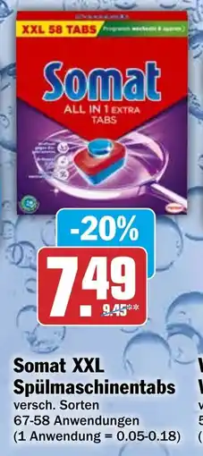 HIT Somat XXL Spülmaschinentabs Angebot