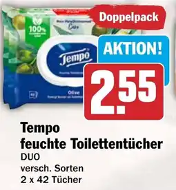HIT Tempo feuchte Toilettentücher Angebot