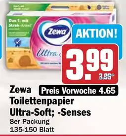 HIT Zewa Toilettenpapier Ultra-Soft; -Senses Angebot