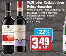 HIT WZG oder Rotkäppchen Rebsortenweine Angebot