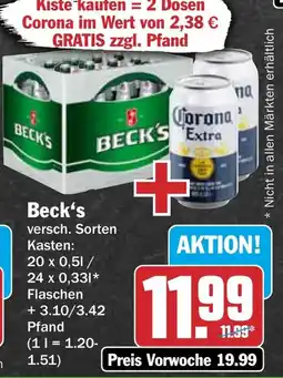 HIT Beck's Angebot