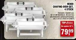 Handelshof Hendi chafing-dish-set, 4 stück Angebot