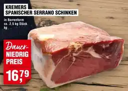 Handelshof Kremers spanischer serrano schinken Angebot