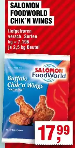 Handelshof Salomon foodworld chik'n wings Angebot