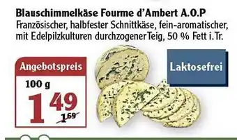 Globus Blauschimmelkäse Fourme D'ambert A.o.p Angebot