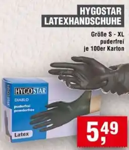 Handelshof Hygostar latexhandschuhe Angebot
