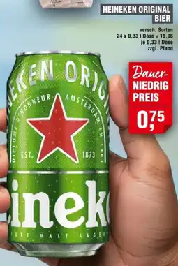 Handelshof Heineken original bier Angebot