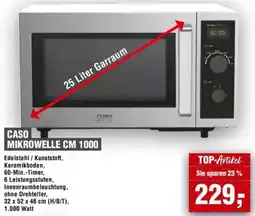 Handelshof Caso mikrowelle CM 1000 Angebot